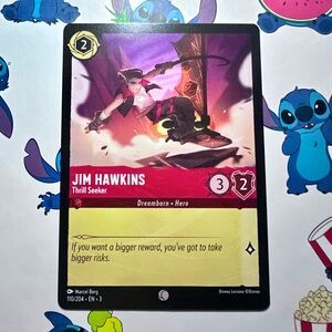jim hawkins 110/204 [treasure planet] - common — lorcana: into the inklands